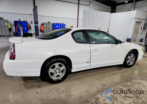 2001 Chevrolet Monte Carlo Ss z USA, uszkodzony, nr VIN 2G1WX15K719262684